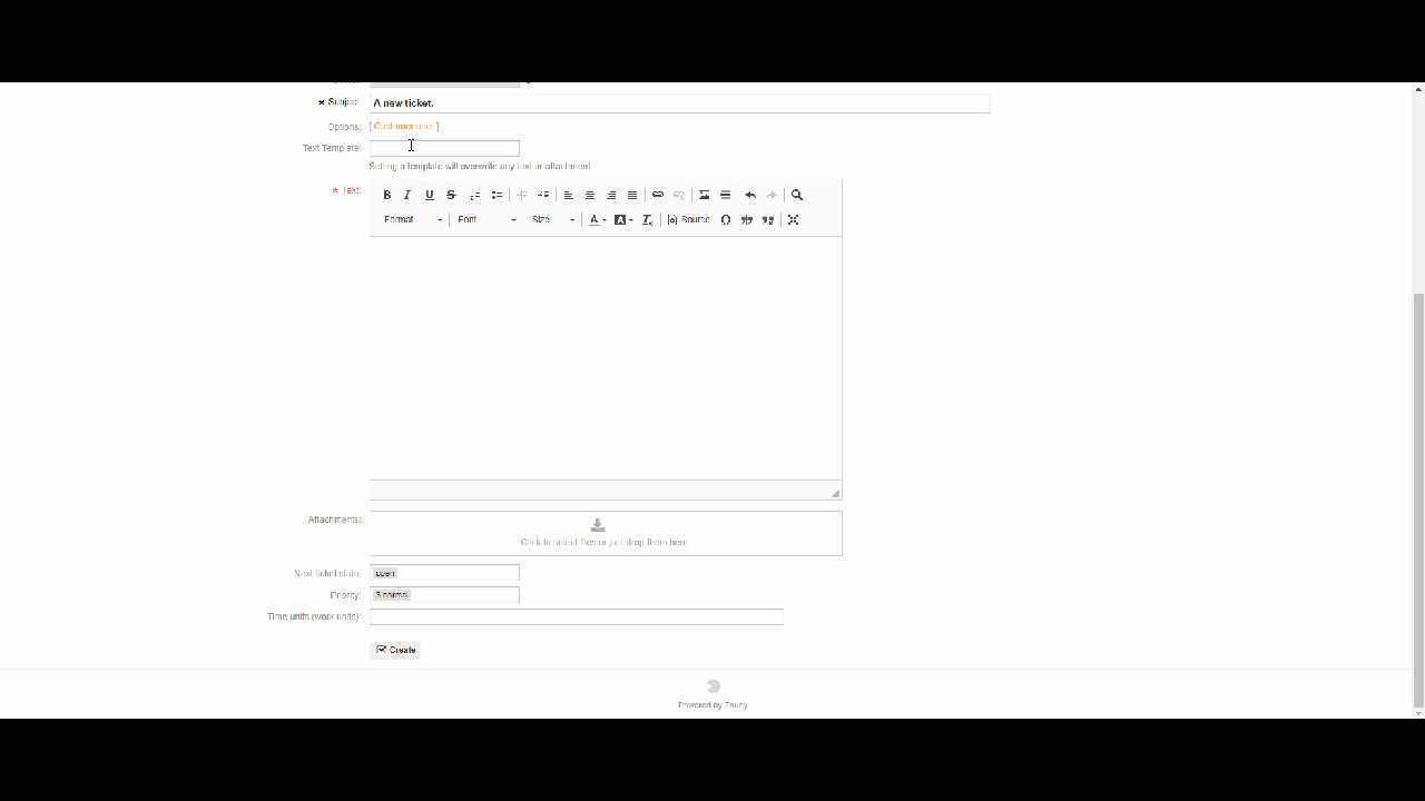 Selecting A Template GIF